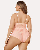 Plus Size Bodysuit Lace Teddy One Piece
