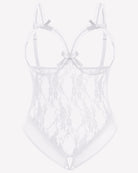 Plus Size Crotchless Exotic Lace Teddies